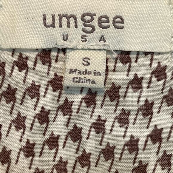 Umgee Paisley Boho Long Sleeve Tie Neck Tunic Dress size Small - Picture 7 of 7